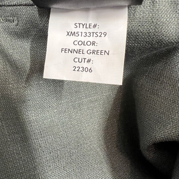 Liverpool Crop Pants Green Belted Slash Pockets Faux Back Pockets Womens 28/6 - Picture 7 of 14